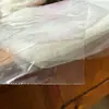 Película de alfombrilla de una sola capa de PE de alta presión, monocapa de 3 mil, 40*40 cm, a prueba de polvo y humedad, 100 piezas por paquete, película de alfombrilla de embalaje de plástico transparente
