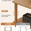 Mesa Pequeña Simple Casa de Alquiler Mesa de Centro Pequeña Sala de Estar Mesa Auxiliar para Sofá Mesa Cuadrada Pequeña Dormitorio Estante de Almacenamiento para Mesita de Noche