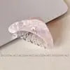 Diseño Inspirado en Cullori Estilo Coreano, Pinza para el Cabello con Bloques de Color, Versátil y Elegante, Pinza de Tiburón Brillante para Peinar la Parte Posterior de la Cabeza, Sensación de Alta Gama