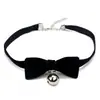 Collar Sexy de Terciopelo Coreano con Lazo Collar Gótico Collar de Campanas de Terciopelo Coreano Collar Collar