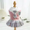 Vestido para perro directo de fábrica, ropa para mascotas, vestido universal ligero para gatos y perros, ropa de otoño e invierno para gatos, Bichones y cachorros