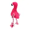 Juguete para Mascotas Forma de Flamenco Peluche Juguete Sonoro Juguete para Perros Juguete Duradero para Masticar para Afilado de Dientes y Alivio del Aburrimiento