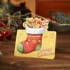 Tarjetas de felicitación navideñas, tarjetas de regalo, tarjetas de regalo de panadería para floristerías, tarjetas de regalo pequeñas, tarjetas con mensajes de bendición del fabricante al por mayor