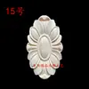 Talla en Madera Muebles Europeos Finamente Tallados Flor Redonda Pequeña Calcomanía Circular de Madera Flor de Madera Maciza Tallada Europea Accesorios Decorativos