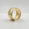 Nuevo brazalete con baño de metal en forma de calabaza, joyería creativa de moda, estilo europeo y americano, joyería de brazalete personalizada, venta al por mayor