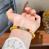 Estilo Igual ao Livro Vermelho Novo Estilo Chinês Retrô Simples Versátil Pulseira de Ágata Turquesa Pulseira Pulseira de Estilo Levemente Luxuoso de Alta Qualidade para Mulheres