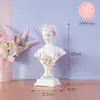 Escultura Retrato de Chica Retro Europea Venus Decoración para Sala de Estar Mueble de TV Decoración Suave Transfronteriza para Comercio Exterior Accesorios