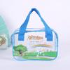 Bolsa Cosmética Transparente de PVC Saco Popular de Grande Capacidade Saco de Higiene Pessoal à Prova d'Água Armazenamento Multifuncional