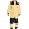 Novo Macacão de Ski Infantil de Uma Peça para Uso Externo no Inverno, Resistente ao Frio e ao Vento, Macacão de Ski Espesso, Quente e Luminoso para Homens e Mulheres