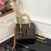 Monica Chic Tendencia Transfronteriza Bolso Cubo Floral Vintage Modelo Nuevo 2026 Bolso Cruzado de Gama Alta Estilo Lujo Ligero Bolso de Mano