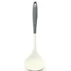 Espátula de Silicona para Cocina Diaria, Grado Alimenticio, Resistente a Altas Temperaturas, Espátula China para Cocinar Gris-Blanca, Utensilio de Cocina Bicolor