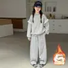 Conjunto de Ropa de Otoño para Niñas 2026 Nuevo Estilo de Otoño Sudadera de Moda Ropa de Primavera para Niñas Grandes Conjunto Casual Holgado Deportivo de Dos Piezas
