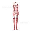 Ropa Interior Sexy de Comercio Exterior Europeo y Americano Tirante Jacquard de Rayas Anchas Hueco Sexy Siamés w287