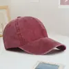 Sombreros Lavados Estilo Coreano para Exteriores Venta al por Mayor Personalizada Protección Solar de Verano Sombreros Vintage Gorras Visera Bordado de Logo