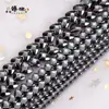 Pedras Negras de Vesícula Biliar Corte Plano Coração de Pêssego Cor Natural Hematita Pulseira DIY Colar Acessórios de Joias Semi-Acabados Atacado