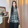Nuevo Conjunto de Camisa sin Mangas y Pantalones Rectos Estilo Chino para Mujer, Nuevo Verano 2026 Top Versátil Holgado Adelgazante