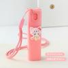 Frasco spray de tubo quadrado portátil para exterior álcool perfume pressão pequeno frasco de plástico frasco de tônico hidratante