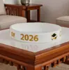 Em Estoque Atacado Temporada de Formatura Pulseiras de Silicone Amazon Venda Quente Pulseiras de Pulso 2026 Turma Pulseiras de Silicone