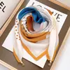 Bufanda de Seda Estilo Coreano con Hebilla Magnética para Mujer, Bufanda Cuadrada Delgada, Bufanda de Invierno con Colgante, Decoración para Cuello, Moda Versátil, Protector de Cuello, Venta al por Mayor