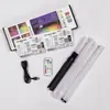 Nova Lâmpada de Chão RGB com Proteção Ocular Transfronteiriça App Ritmo de Captação de Som Sala de Estar Quarto Canto Faixa de Luz LED Tubo Longo