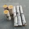 Tronco de Abedul Blanco Segmento de Madera Madera Maciza Tocón de Árbol Decorativo Paisajismo Postes de Madera Valla Tronco de Valla Ramas Secas