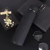 Taza termo inteligente de acero inoxidable con pantalla de temperatura, taza táctil para regalo, taza recta para oficina de negocios, venta al por mayor