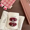 Grampo de Cabelo Xadrez de Lã Niannian Outono e Inverno com Laço Estilo Coreano Tecido Estilo Academia Grampo de Cabelo Infantil