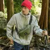 Bolso Cruzado de Hombro Único a Cuadros para Mujer, Bolso de Pecho de Moda, Riñonera Multifuncional para Exteriores para Senderismo, Montañismo y Ciclismo para Hombres, Riñonera Deportiva