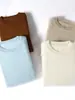 Nuevo Suéter de Cachemir 100% Puro Otoño/Invierno 2025 para Mujer, Cuello Redondo, Jersey de Punto Grueso de Doble Hilo
