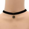 Amazon Joyería Creativa Letra Terciopelo Collar Gargantilla Collar Combinado Joyería de Moda Popular