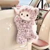 Caixa de Lenços para Carro Gatinho Fofo Saco de Lenços para Pendurar no Banco Traseiro do Carro Boneca Criativa Caixa de Lenços Popular para Carro