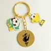 Llavero de Acero Inoxidable Tema Deportivo Fútbol Mundial 2026 Colgante de Ventilador Souvenir Regalo de Graduación