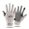 Guantes Deportivos para Ciclismo para Hombres y Mujeres, Guantes de Dedo Completo, Antideslizantes, Resistentes al Desgaste, Sensación de Hielo, Delgados, Guantes Deportivos de Béisbol para Exteriores de Medio Dedo