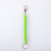 Llavero de Cuerda de Resorte de Plástico Anti-Pérdida Cuerda Telescópica Colorida Lanyard Elástico Porta Tarjetas Accesorios Joyería al Mayoreo