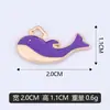 Serie Oceánica DIY Colgante de Ballena Monocolor Accesorios Decorativos Fabricante Puede Ofrecer Lotes Mixtos Venta al por Mayor Venta Directa