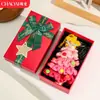 Enfeites de Árvore de Natal de Tricô Mais Vendidos no Exterior, Decorações de Natal Criativas de Crochê e Enfeites de Natal Festivos