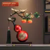Nuevos Adornos de Caqui y Calabaza Estilo Chino para la Buena Suerte, Decoraciones para Sala de Estar, Regalos de Inauguración de Casa, Regalos de Año Nuevo