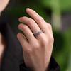Anillo de Rama de Flor de Vid Estilo Chino Plateado, Artístico y de Alta Gama, Hueco, Moderno y Versátil, Nuevo Estilo Chino Venta Directa de Fábrica