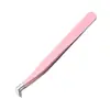 Pestañas Postizas, Pinzas para Pestañas, Pinzas Doradas con Forma de Pluma, Herramientas de Belleza Profesionales para Técnicos de Pestañas, Set de Pinzas para Pestañas, Pinzas Doradas con Forma de Pluma