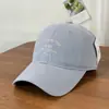 Gorra de Béisbol Casual Versátil con Letras Estilo Coreano para Mujer, Parte Superior Suave, Algodón Cómodo, Visera Solar a la Moda, Gorra de Pico Adelgazante