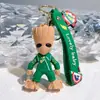 Llavero de Baby Groot de Guardianes de la Galaxia 2 Colgante de Anime Llavero de Los Vengadores