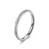 Anillos de Acero de Titanio Estrellados de Alta Gama de Nicho de Venta Caliente Europea y Americana para Mujeres, Anillos de Pareja de Acero Inoxidable que No se Desvanecen