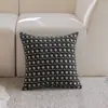 Funda de Almohada Jacquard con Patrón de Tigre Vintage para Sofá con Borlas, Funda de Cojín Extraíble y Lavable para Decoración de Tela de Sala de Estar, Almohada de Cabecera