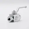 Válvula de Bola de Alta Presión Hidráulica Válvula de Interruptor de Rosca Interna YJZQ KHB-G1/4 2 3 4 6 1 Métrico Imperial