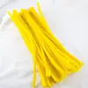 Palitos Twist Enrolados Cor Macaron Série Kit de Material para Buquê DIY Hastes de Chenille Brinquedos Manuais para Jardim de Infância