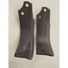 Lâmina de cultivador rotativo 4,4 espaçamento de furo estendida 25 cm espessura 8 mm liga lâmina de arado de quebra anti-quebra resistente ao desgaste