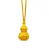 2026 Nuevo Colgante de Calabaza Grabada Collar Tejido para Mujer, Cadena para Suéter de Calabaza Chapada en Oro al por Mayor