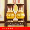 Vaso Buddha com Esmalte Fragrante Samadhi Enfeites para Sala de Estar Enfeites de Flores Vaso Frontal para Buda Salão do Buda Vaso de Bambu Guanyin Fugui