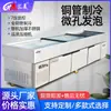 Congelador de Mesa de Hielo y Enfriador de Acero Inoxidable para Mariscos y Productos Acuáticos, Vitrina, Gabinete Frío Ranurado, Refrigeración Directa Vertical para Conservación Fresca