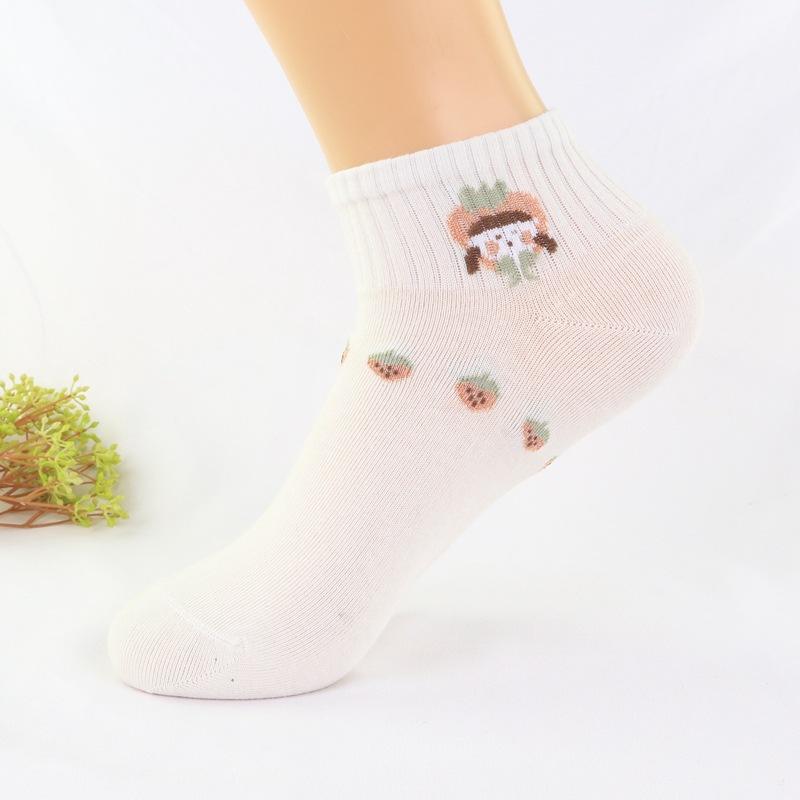 丝贝尔运动女船袜 金草莓 (4).JPG